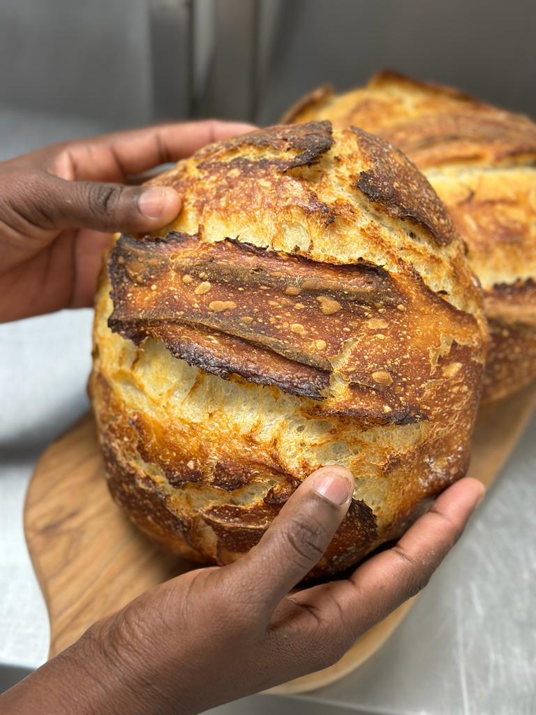 Making fresh bread